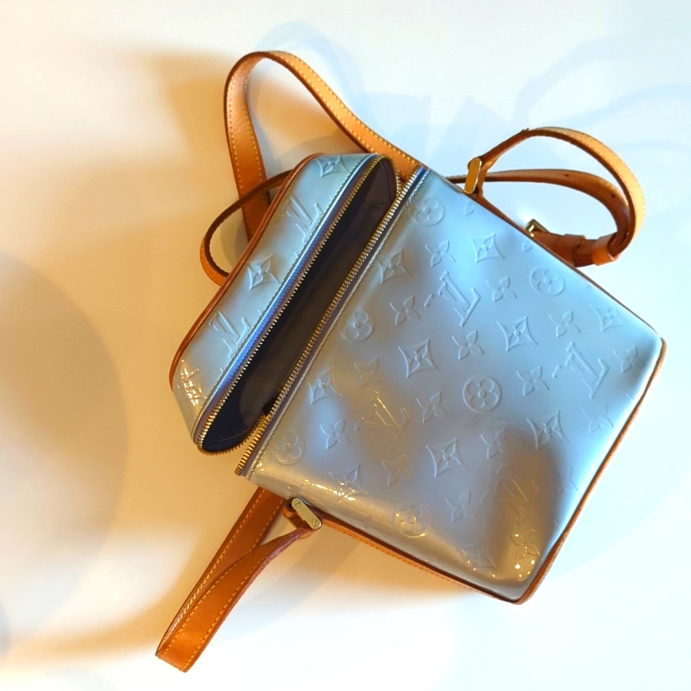 Eggshell blue LV Bag + dust bag